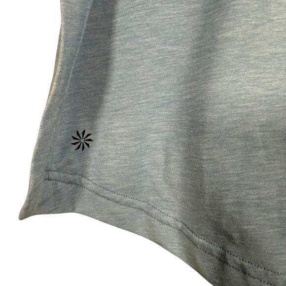 Athleta Tranquility Oversized Tunic Top Heritage Blue Long Sleeve Women’s Small - Picture 7 of 11